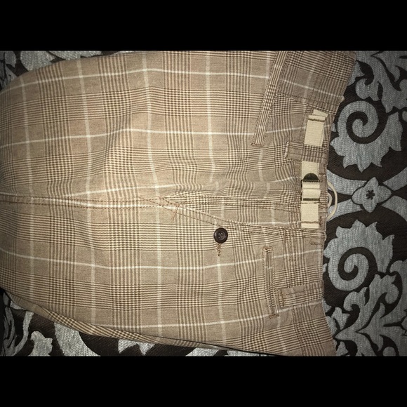 Brown and tan Polo Capri pants. - Picture 3 of 6